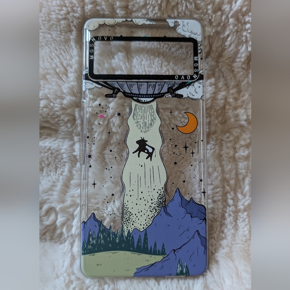Cow UFO Alien Abduction Phone Case - Picture 1 of 8